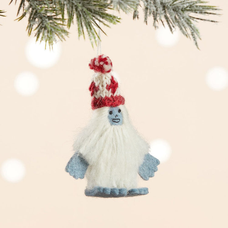 Abominable Snowman Ornament - Saltbox Sash