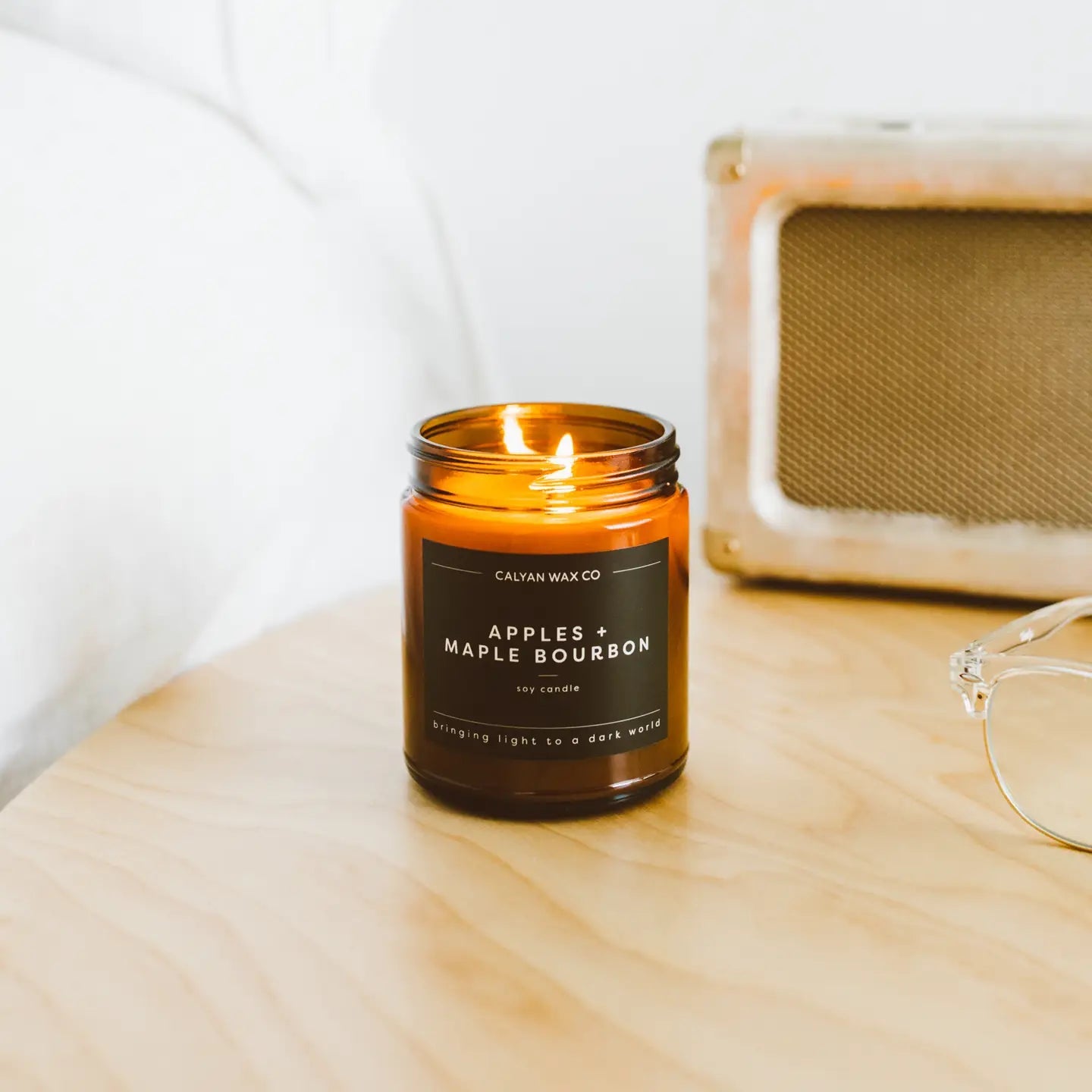 Apples + Maple Bourbon Soy Candle - Saltbox Sash