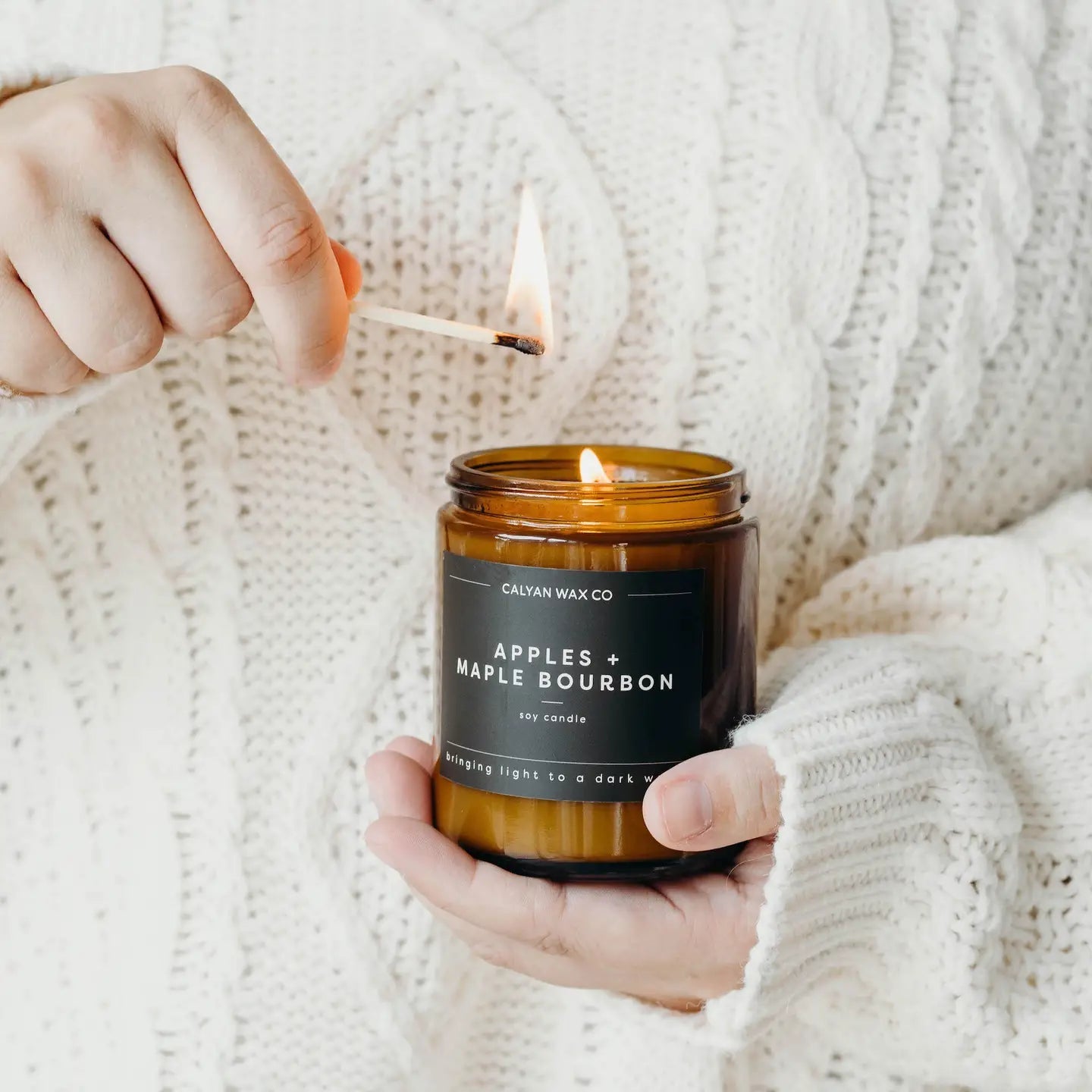 Apples + Maple Bourbon Soy Candle - Saltbox Sash