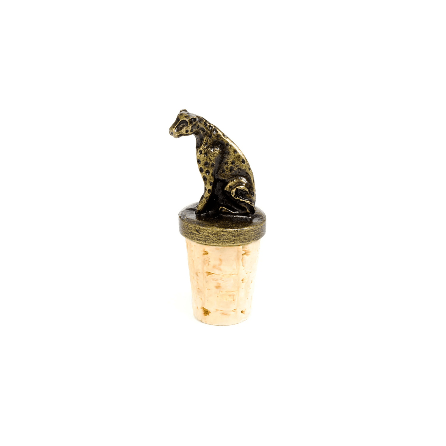 Cheetah Wine Bottle Stopper - Saltbox Sash