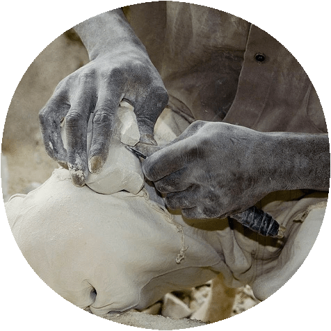 Circle of Elephants Soapstone Sculpture - Saltbox Sash