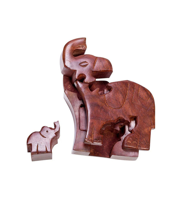 Elephant Puzzle Box - Saltbox Sash
