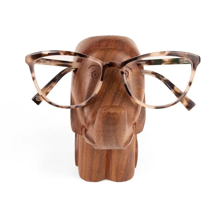 Hand - Carved Elephant Eyeglass Holder - Saltbox Sash