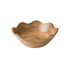 Large Scalloped Mango Wood Bowl - Saltbox Sash