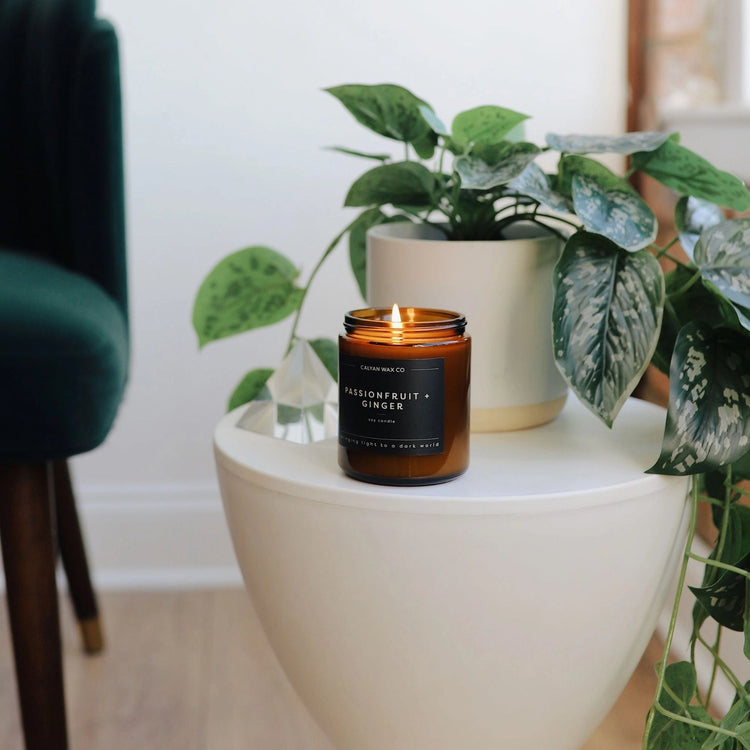 Passionfruit Ginger Candle - Saltbox Sash