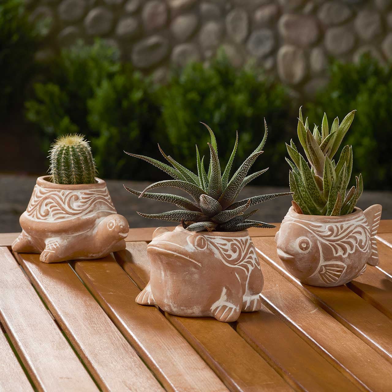 Pond Critter Planters - Saltbox Sash