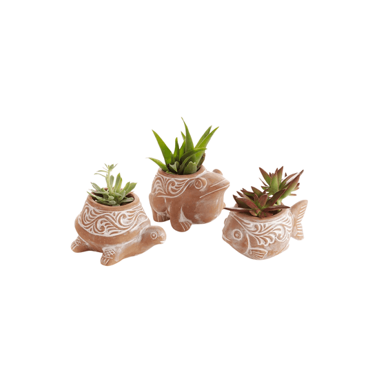 Pond Critter Planters - Saltbox Sash