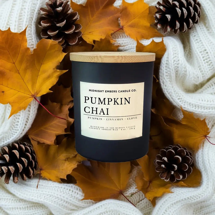Pumpkin Chai Candle - Saltbox Sash