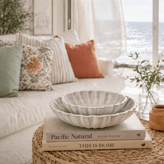 Scallop Serenity Bowls - Saltbox Sash