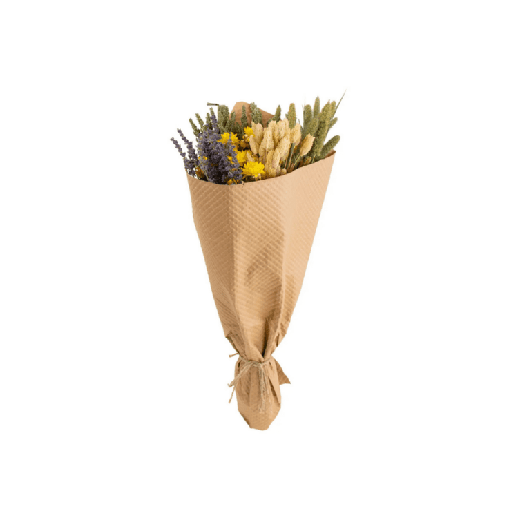 Spring Dried Floral Bouquet - Saltbox Sash