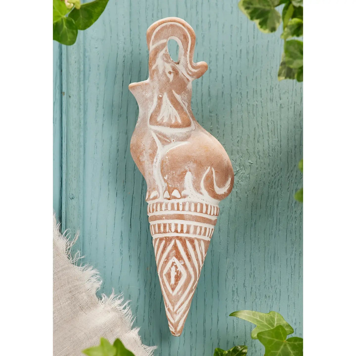Terracotta Elephant Plant Watering Spike - Saltbox Sash