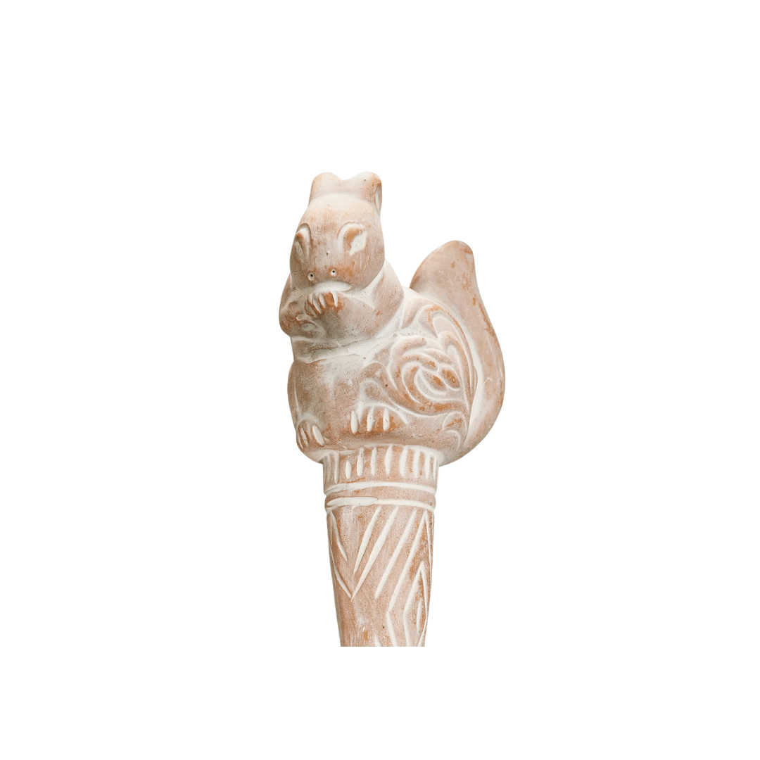 Terracotta Squirrel Plant Watering Spike - Saltbox Sash