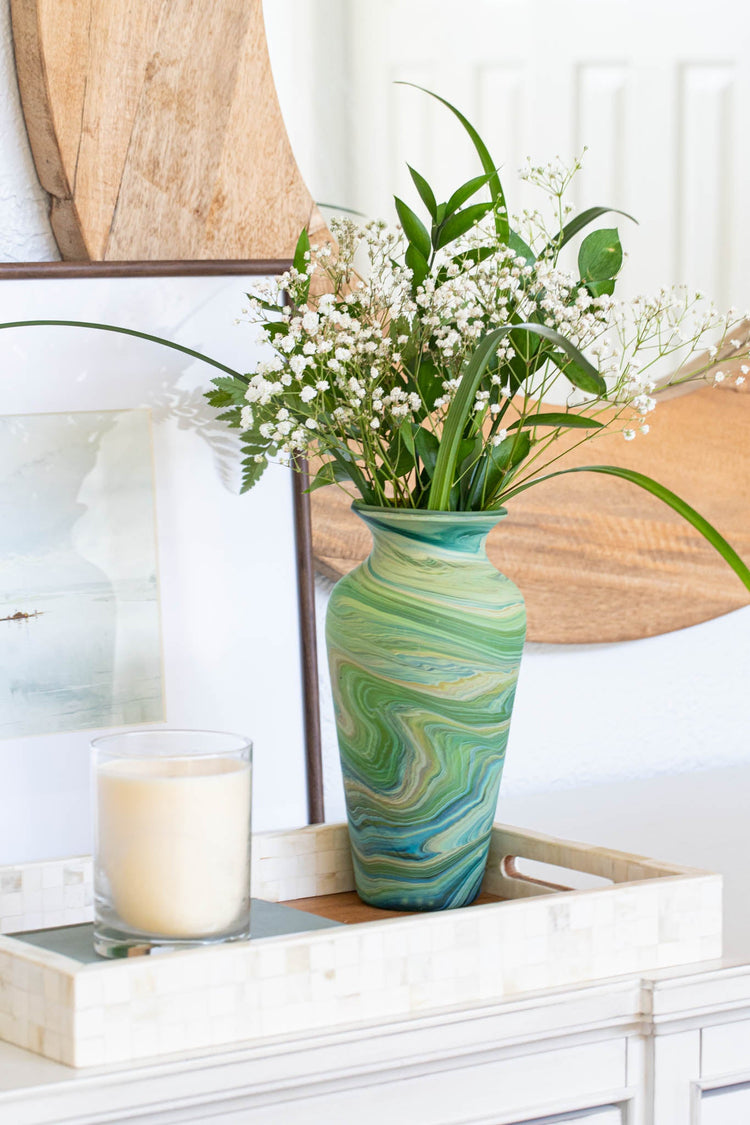 Deep Currents Vase - Saltbox Sash