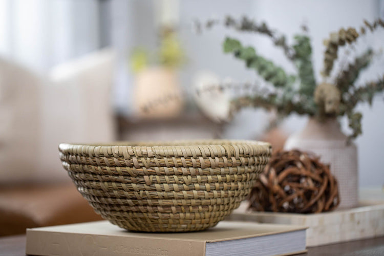 Kaisa Grass Basket Bowl - Saltbox Sash