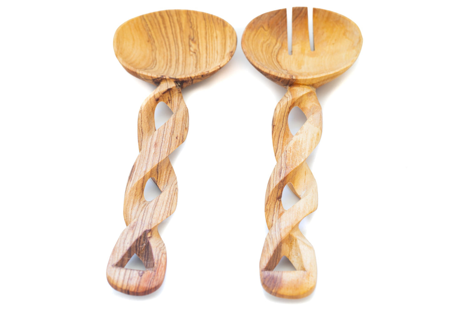 Olivewood Spiral Servers - Saltbox Sash