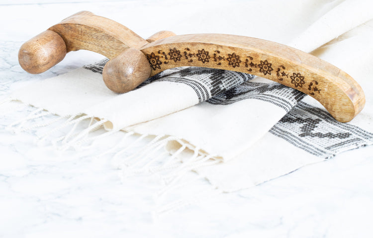 Tibeb Cotton Hand Towel - Saltbox Sash