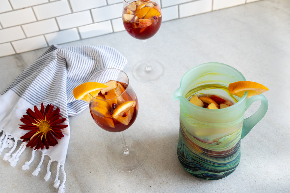 Pomegranate Sangria Recipe - Saltbox Sash