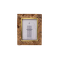 Basu Wood & Brass Picture Frame - 5 x 7
