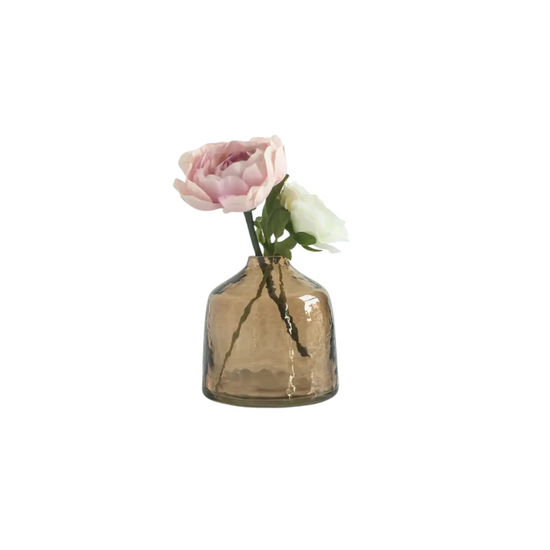 Bella Handblown Hammered Glass Bud Vase
