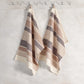 Caramel Striped Cotton Handwoven Kitchen Towel