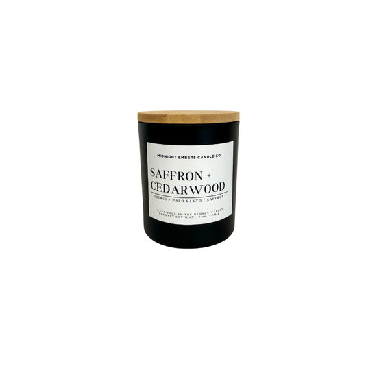 Saffron + Cedarwood Candle