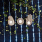 Aashiyana Hamsa Tea Light Candle Holder - Saltbox Sash