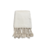 Artisanal Handwoven Cotton Throw Blanket - Saltbox Sash