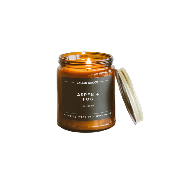 Aspen Fog Soy Candle - Saltbox Sash