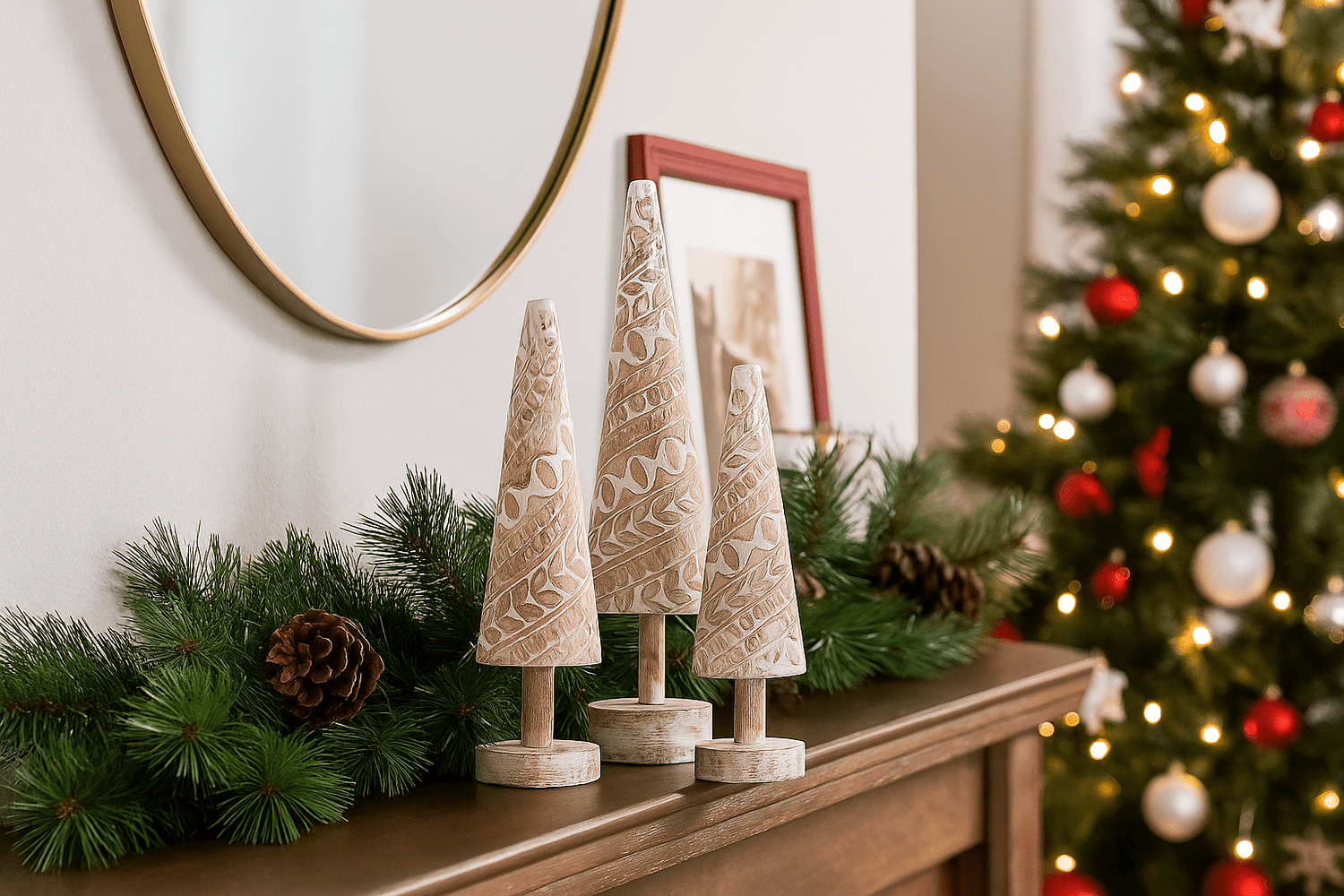 Badhana Tree Holiday Decor - Saltbox Sash