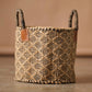 Bahana Handled Jute Basket 12" - Saltbox Sash
