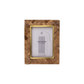 Basu Wood & Brass Picture Frame - 5 x 7 - Saltbox Sash