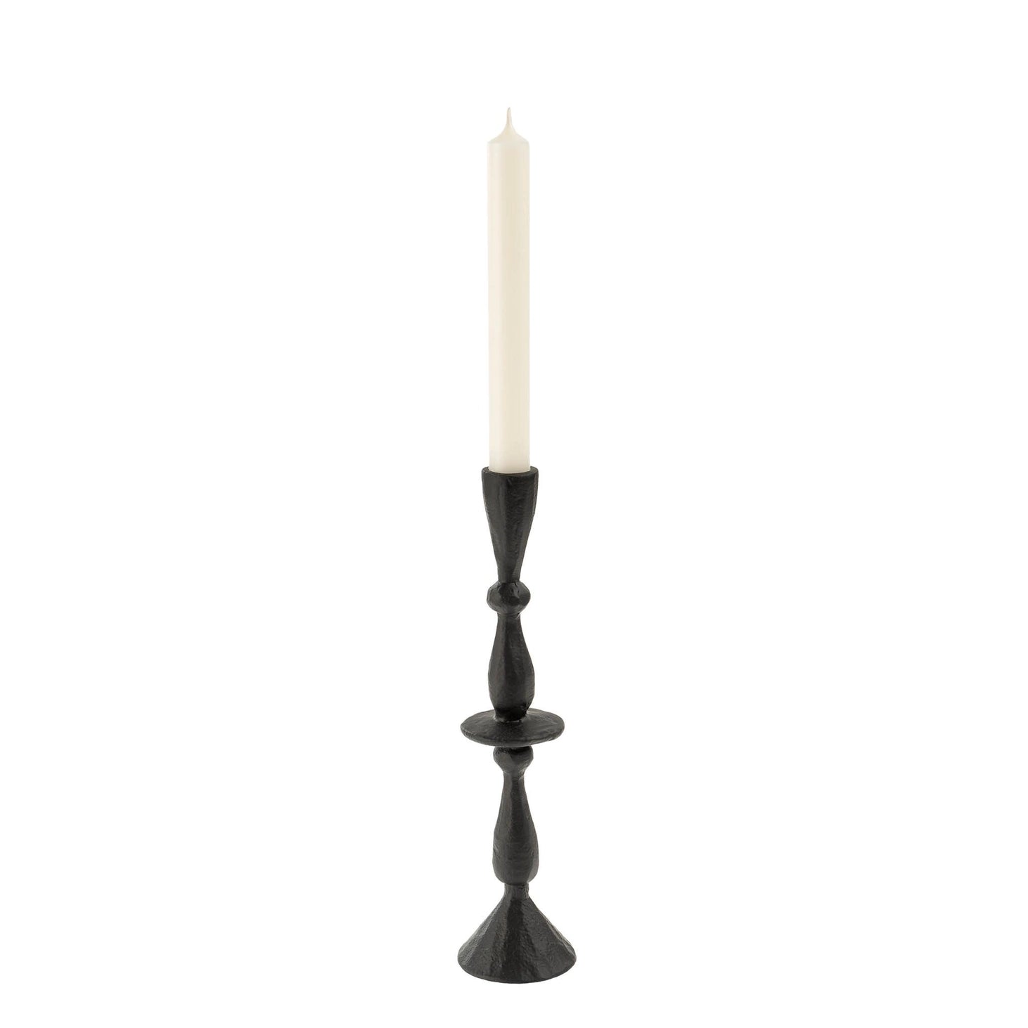 Black Imani Candle Holder - Large - Saltbox Sash