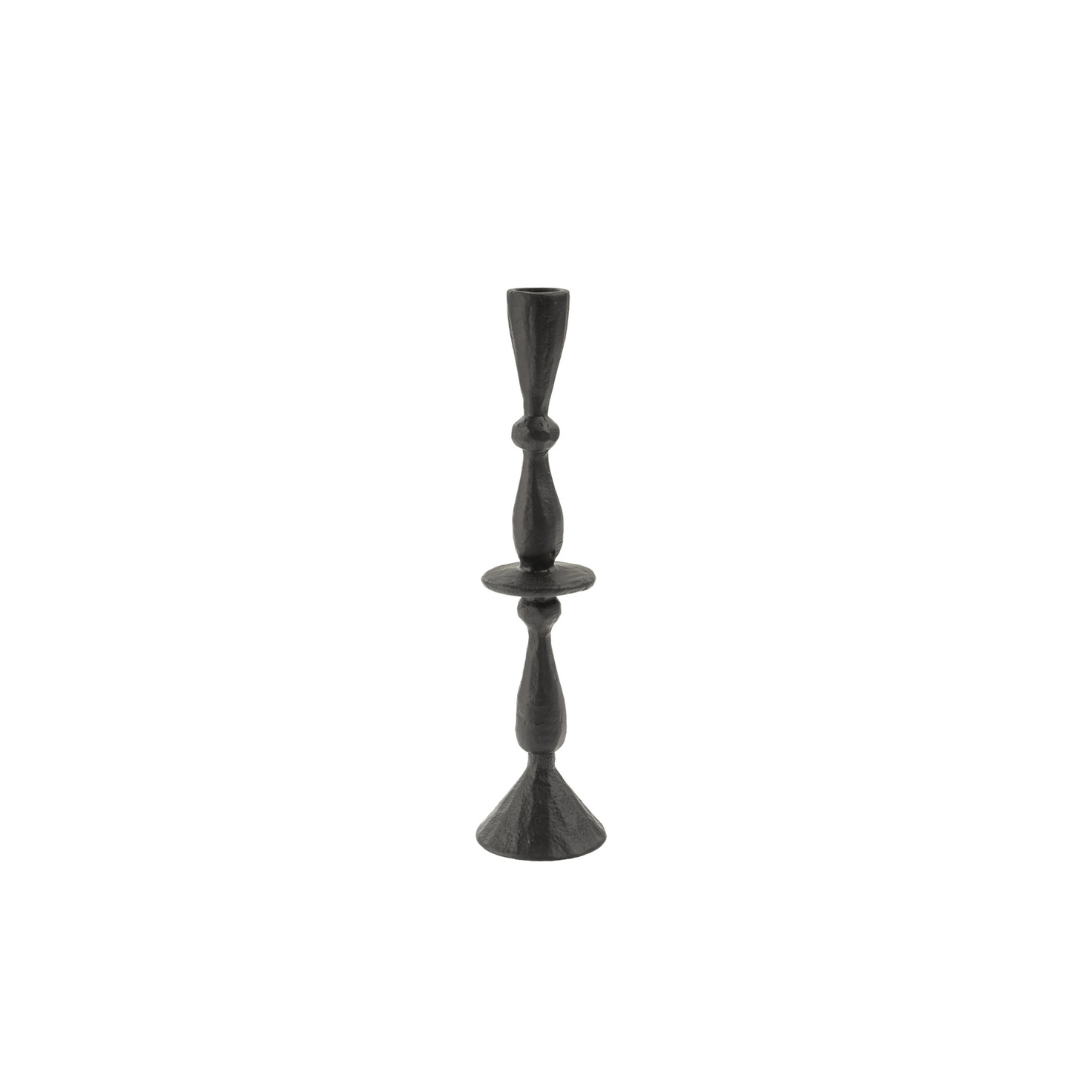 Black Imani Candle Holder - Medium - Saltbox Sash
