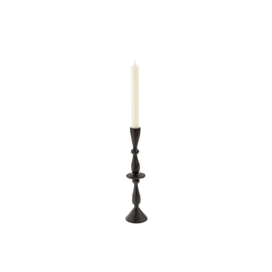 Black Imani Candle Holder - Medium - Saltbox Sash