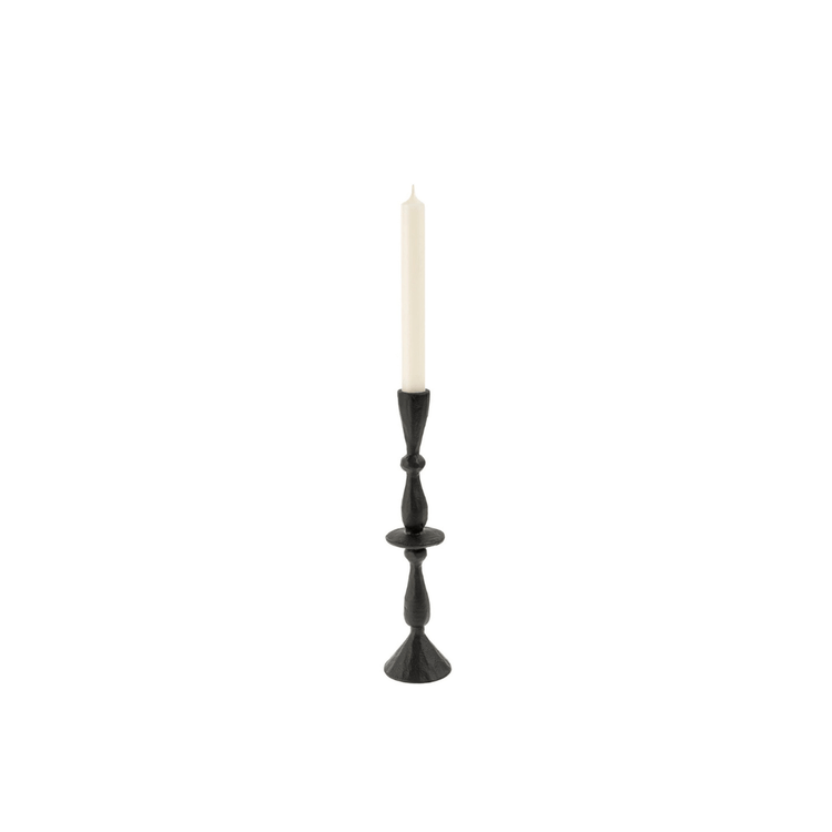 Black Imani Candle Holder - Medium - Saltbox Sash
