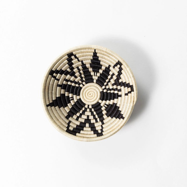 Boutique Cactus Blossom Woven Basket - Saltbox Sash