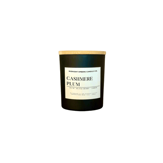 Cashmere Plum Candle - Saltbox Sash