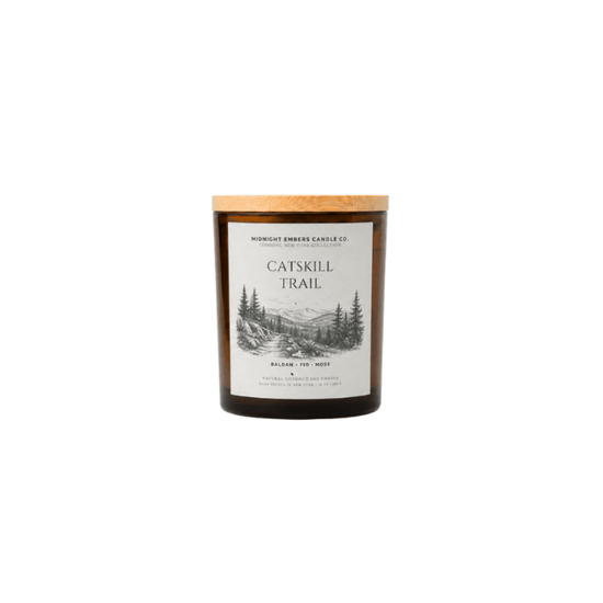 Catskill Trail | Balsam + Fir + Moss Coconut Soy Wax Candle - Saltbox Sash