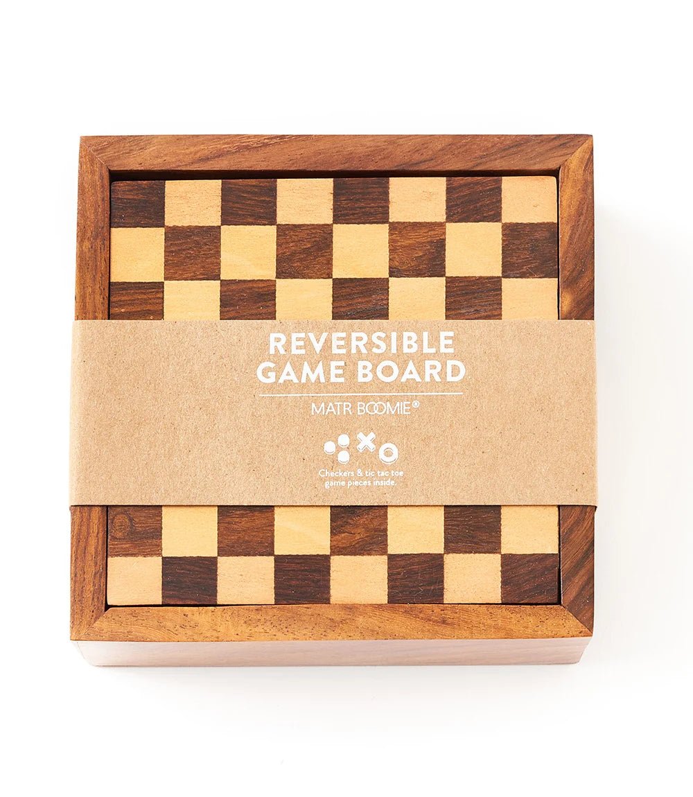 Checkers and Tic Tac Toe Game Set - Saltbox Sash