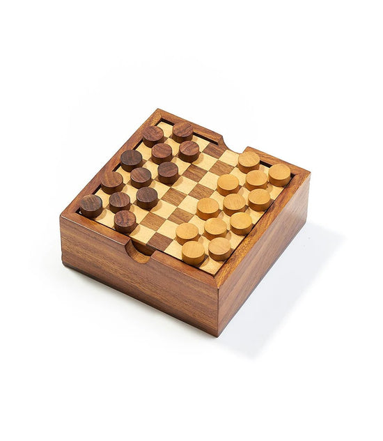 Checkers and Tic Tac Toe Game Set - Saltbox Sash