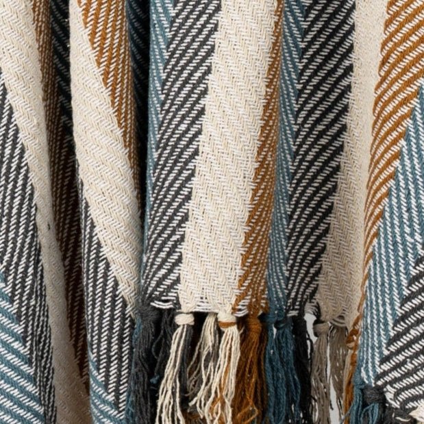 Choolha Striped Blanket - Saltbox Sash