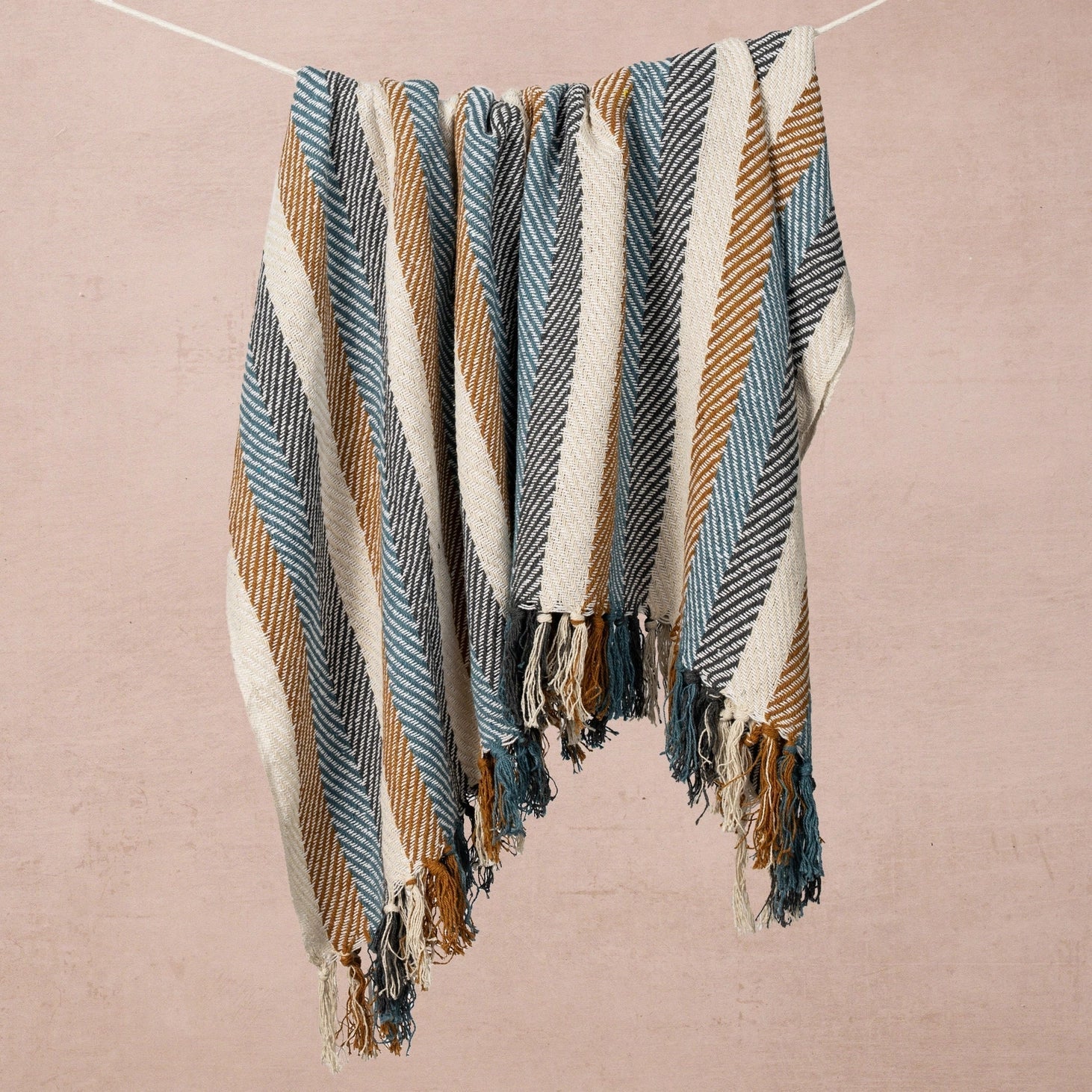 Choolha Striped Blanket - Saltbox Sash