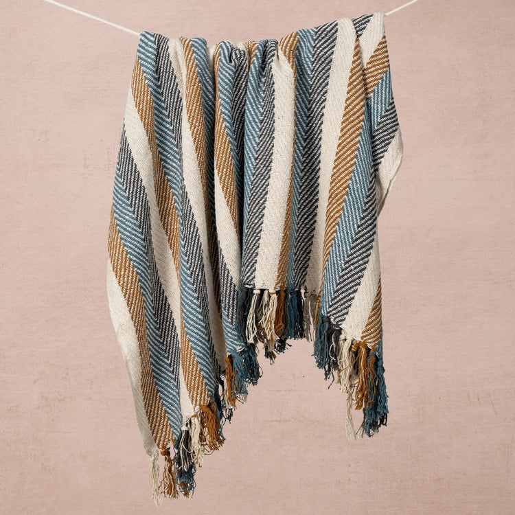 Choolha Striped Blanket - Saltbox Sash