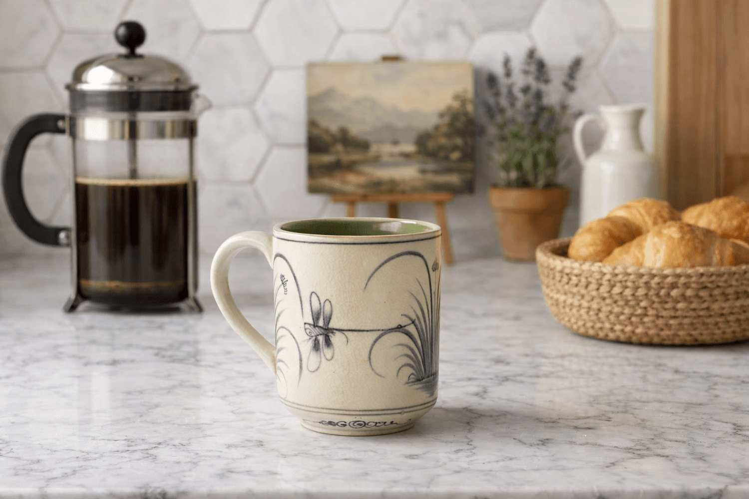 Dragonfly Mug - Saltbox Sash