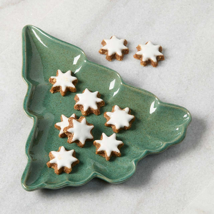 Evergreen Christmas Tree Platter - Saltbox Sash