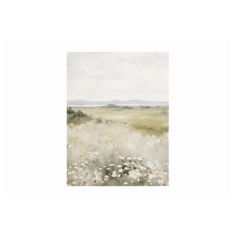 Field of Flowers Art Print - 8 x 10 - Saltbox Sash