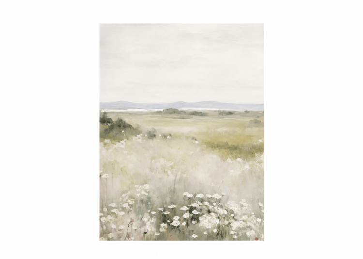 Field of Flowers Art Print - 8 x 10 - Saltbox Sash