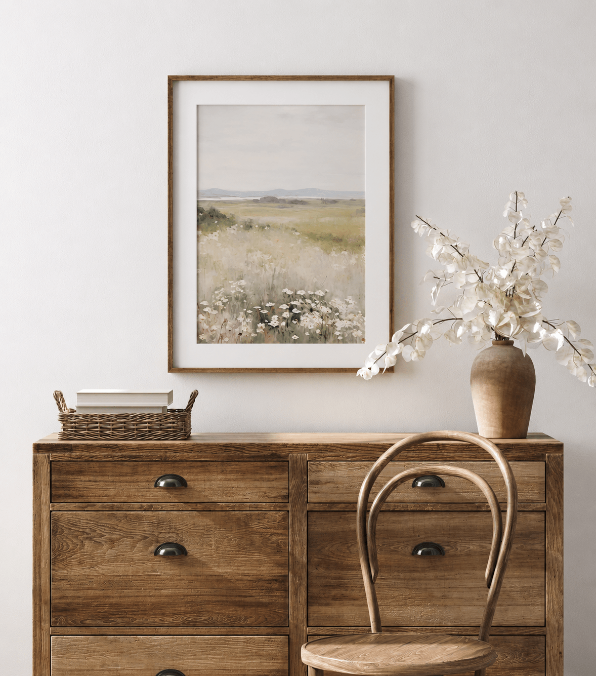 Field of Flowers Art Print - 8 x 10 - Saltbox Sash