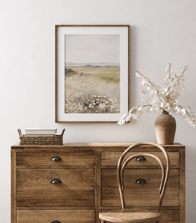 Field of Flowers Art Print - 8 x 10 - Saltbox Sash