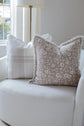 Floral Fringe Pillow 22 x 22 - Saltbox Sash